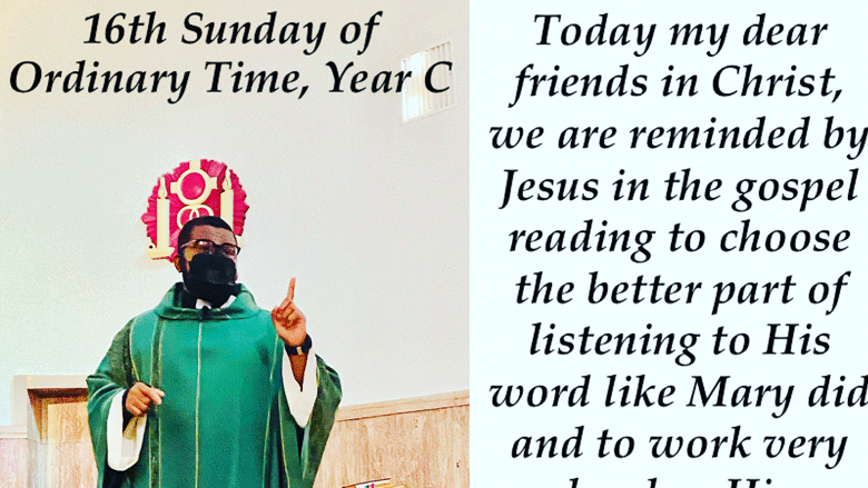 16th Sunday of Ordinary Time, Year C