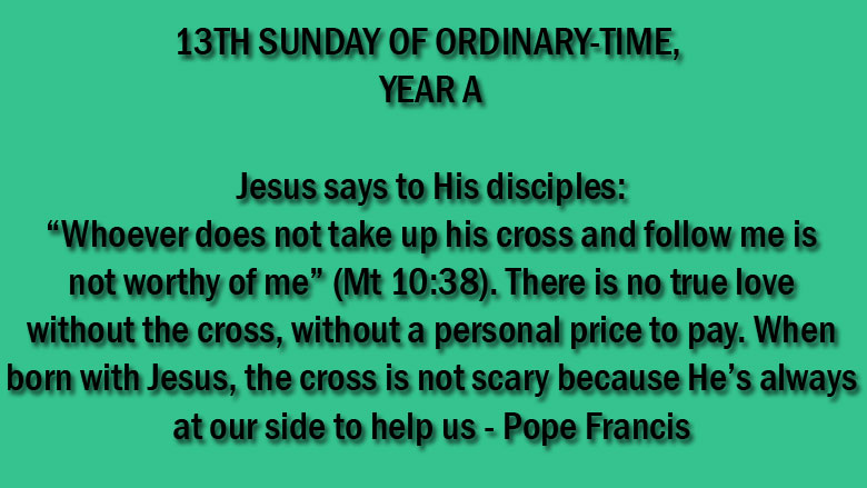 13th Sunday of Ordinary Time, Year A