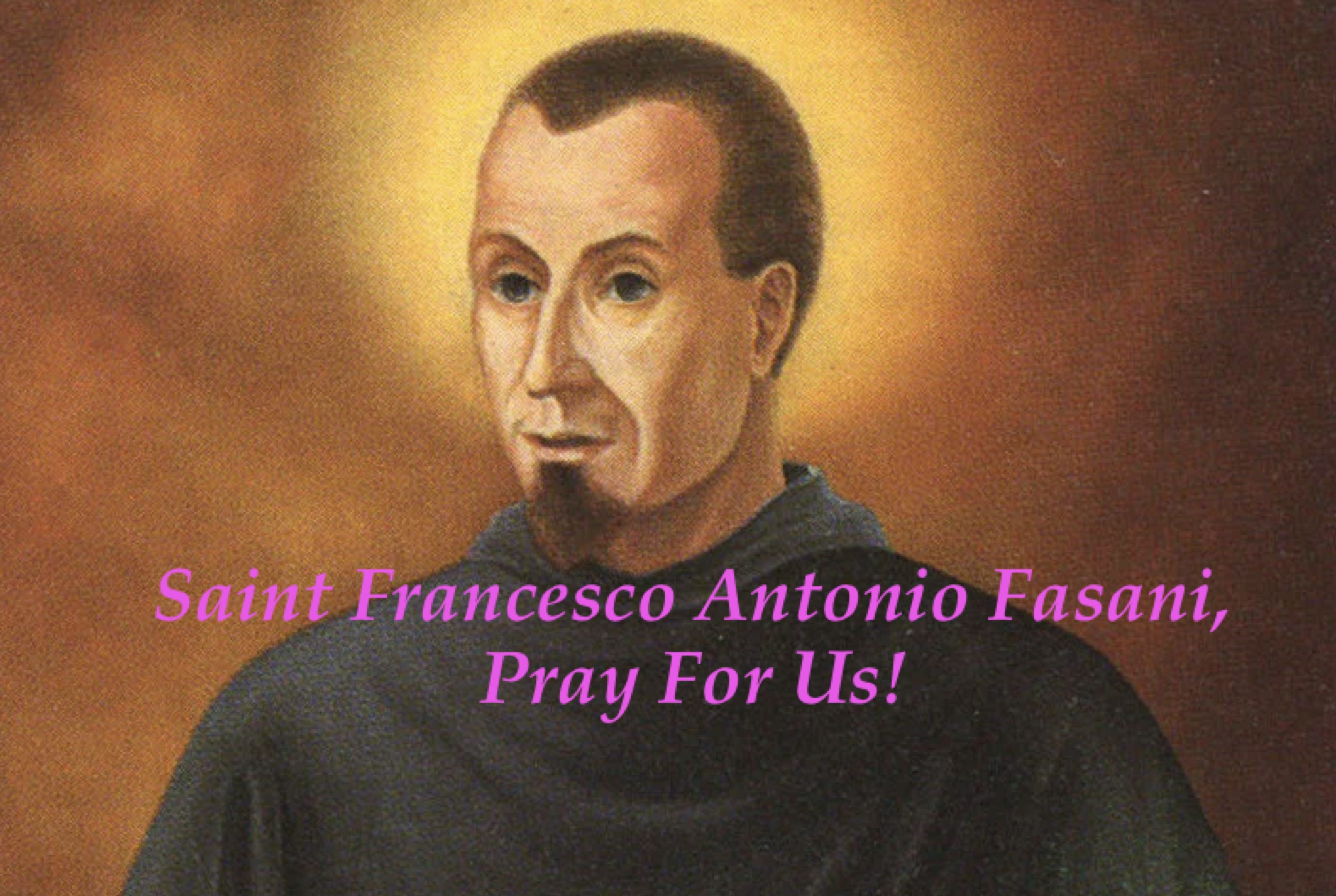 27th November - Saint Francesco Antonio Fasani