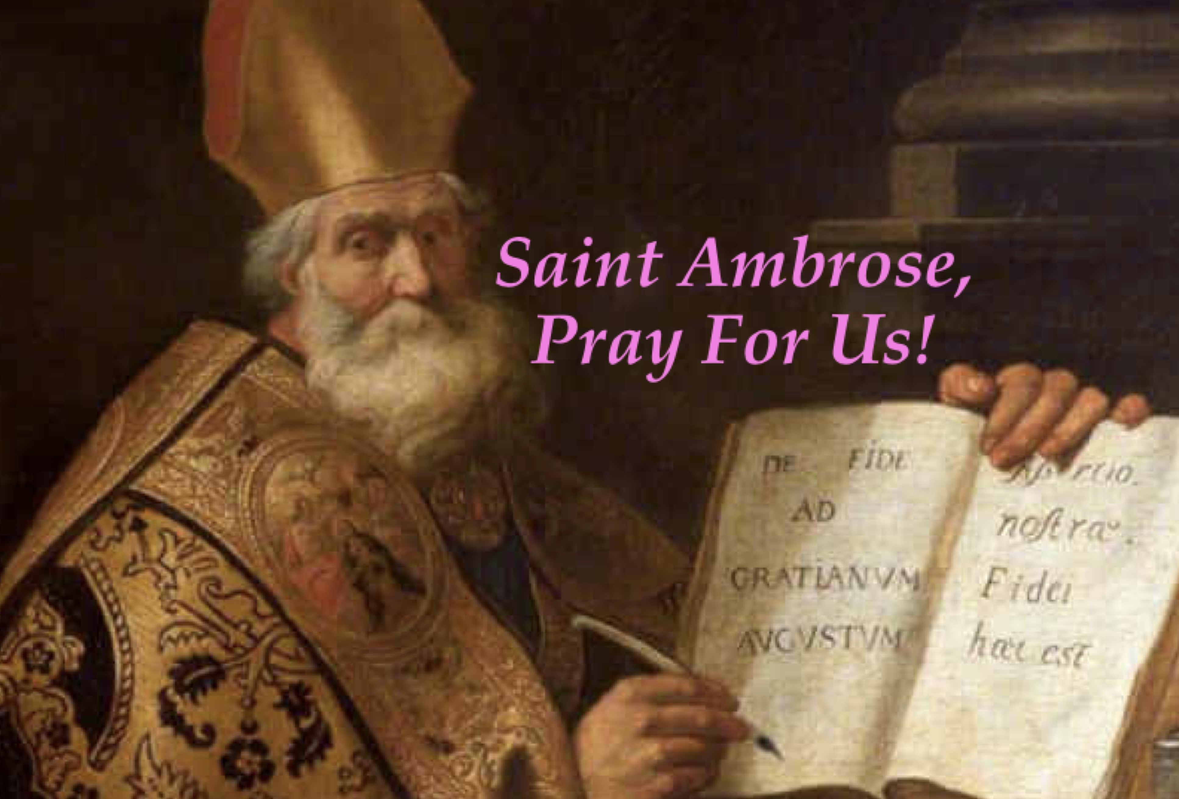 7th December - Saint Ambrose