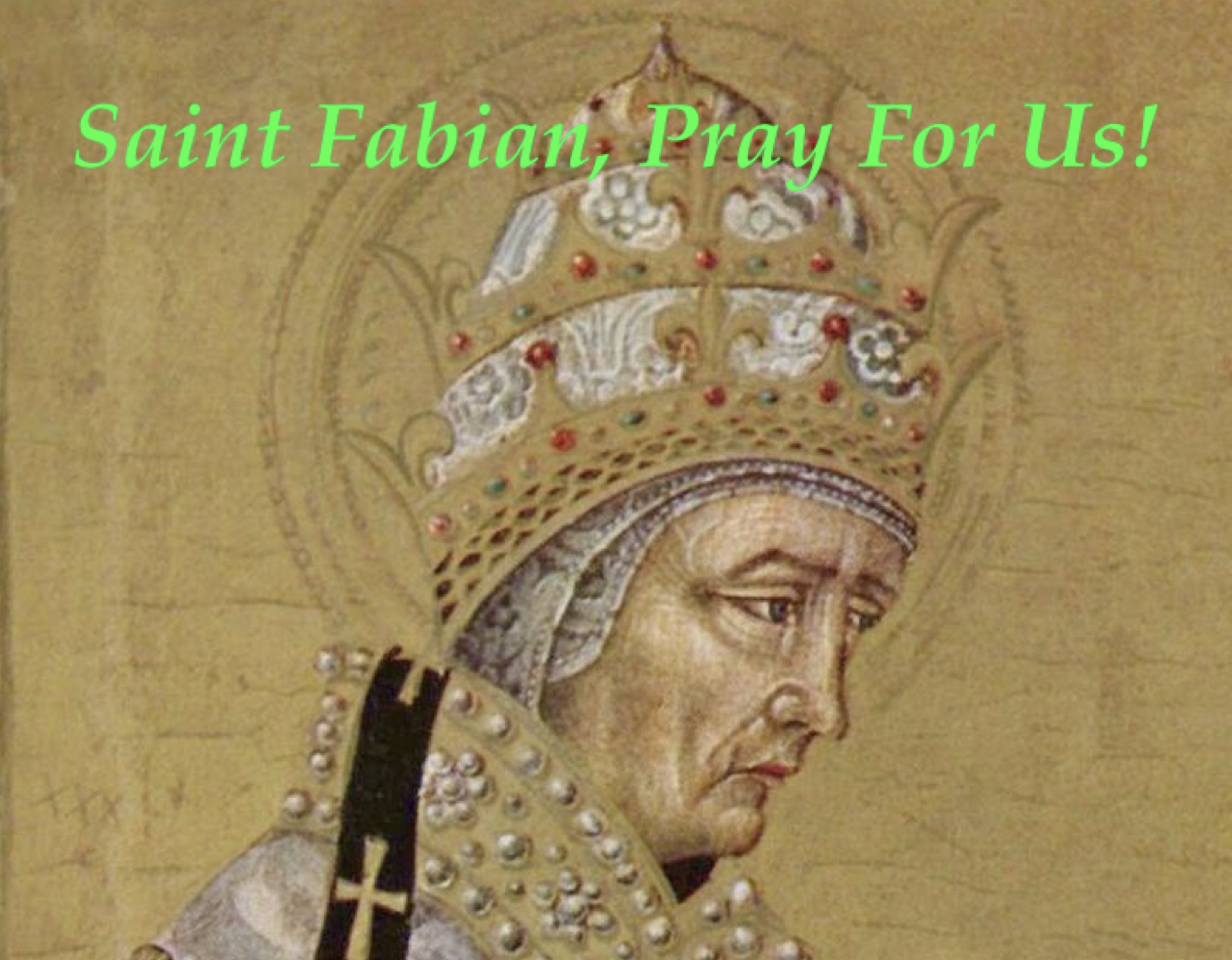19th January - Saint Fabian