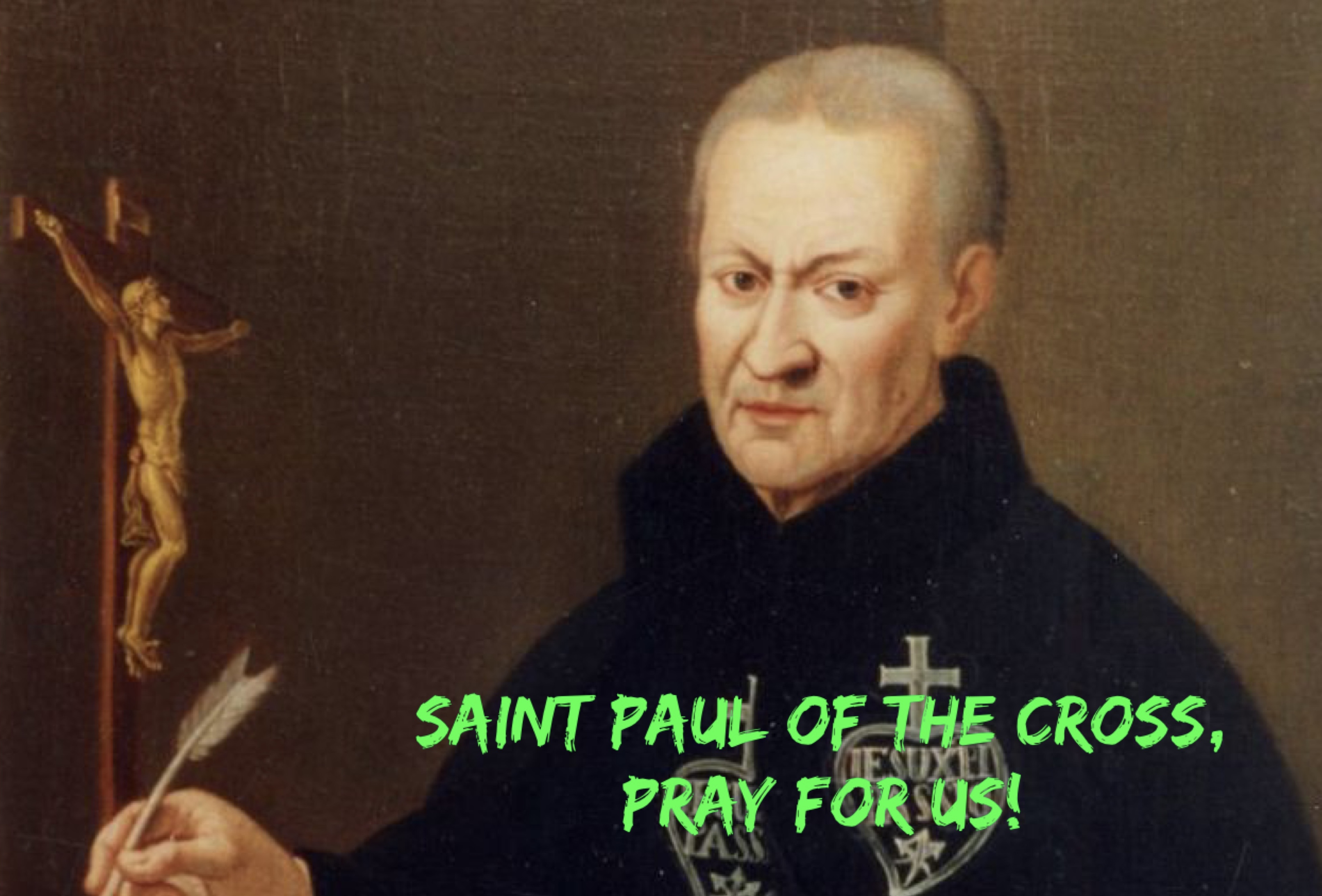 19th October – Saint Paul of the Cross