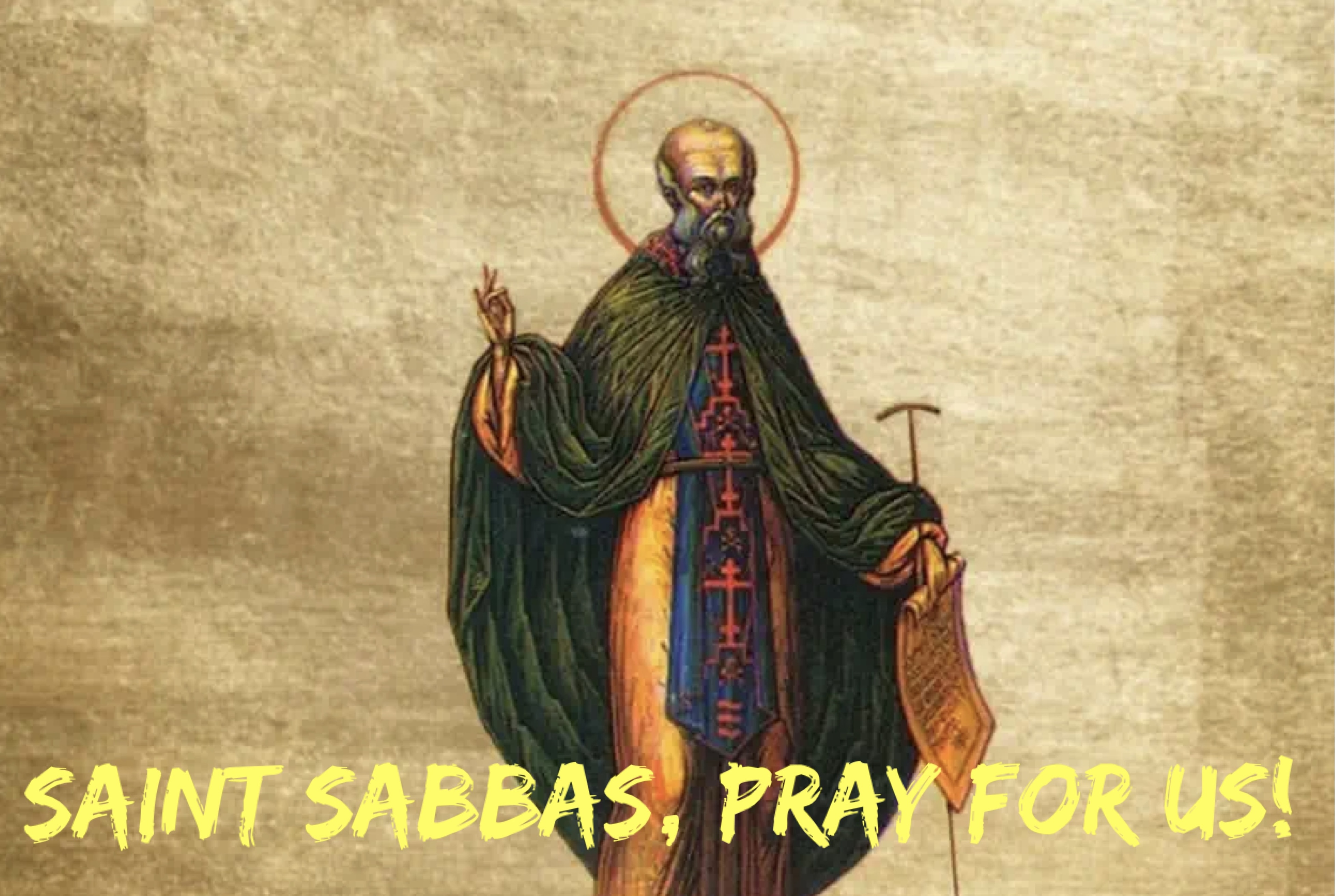 5th December – Saint Sabbas