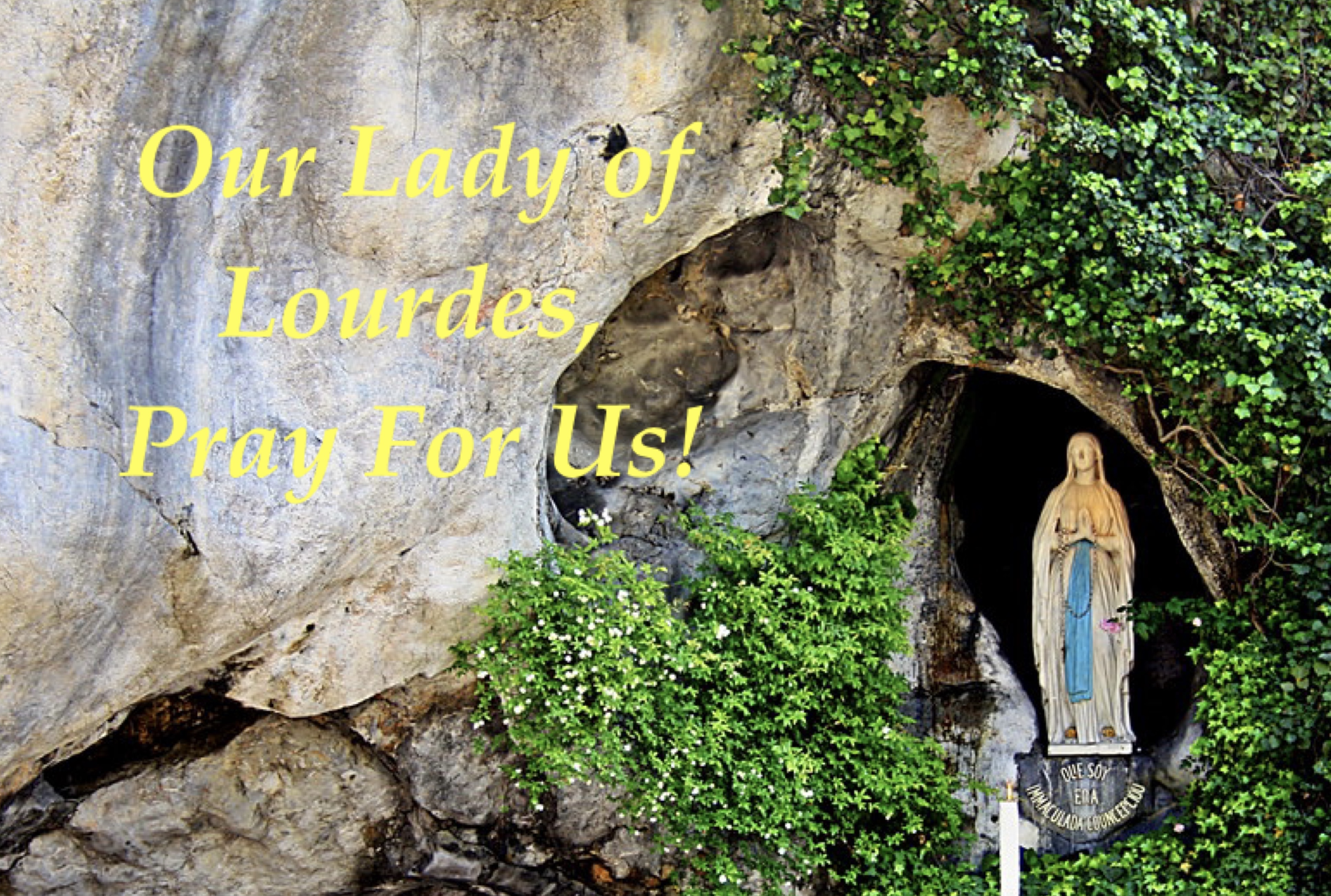 11th February - Our Lady of Lourdes