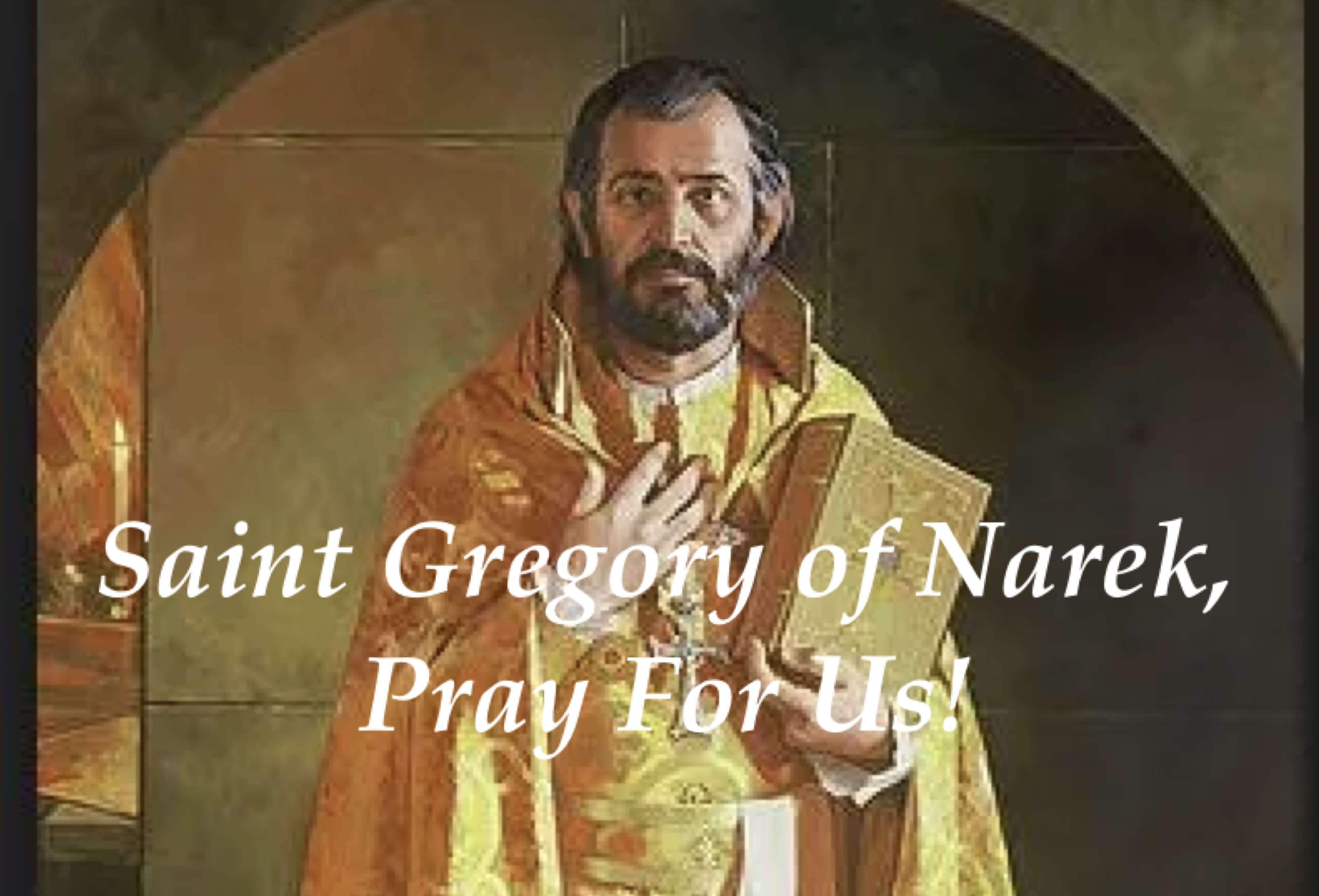 27th February - Saint Gregory of Narek