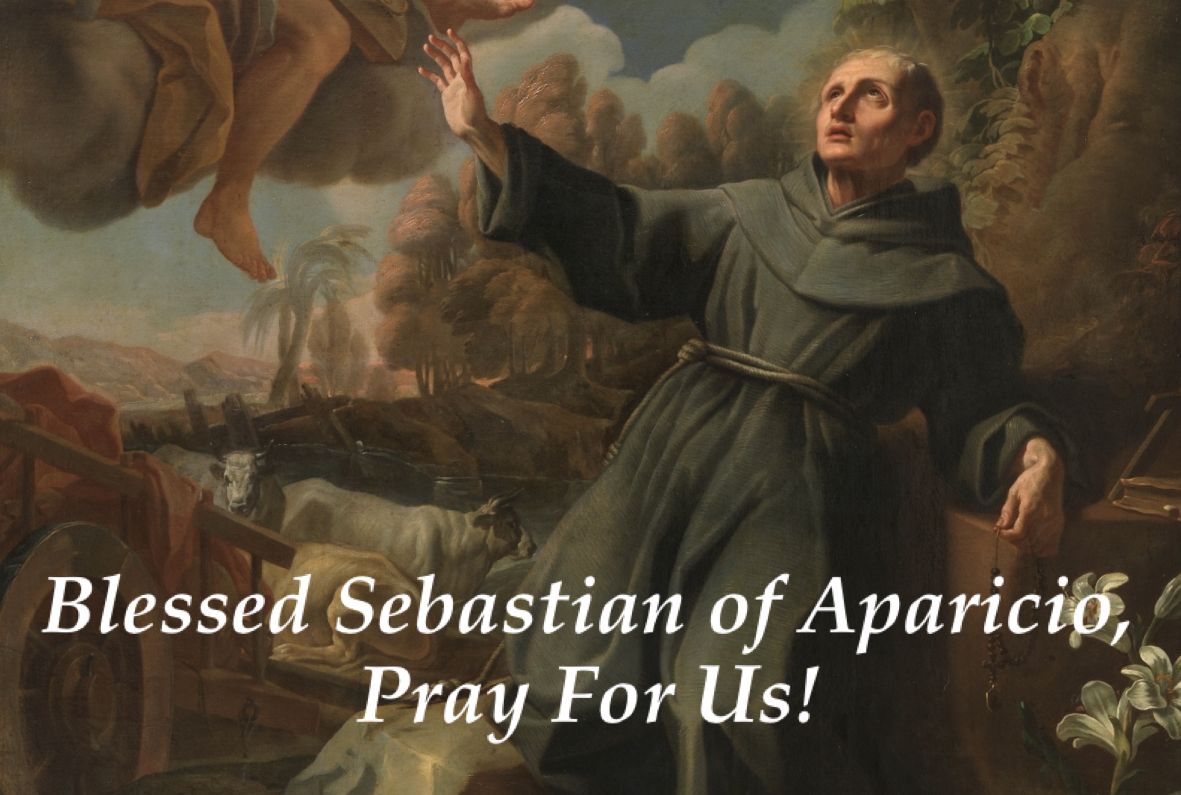 25th February - Blessed Sebastian of Aparicio