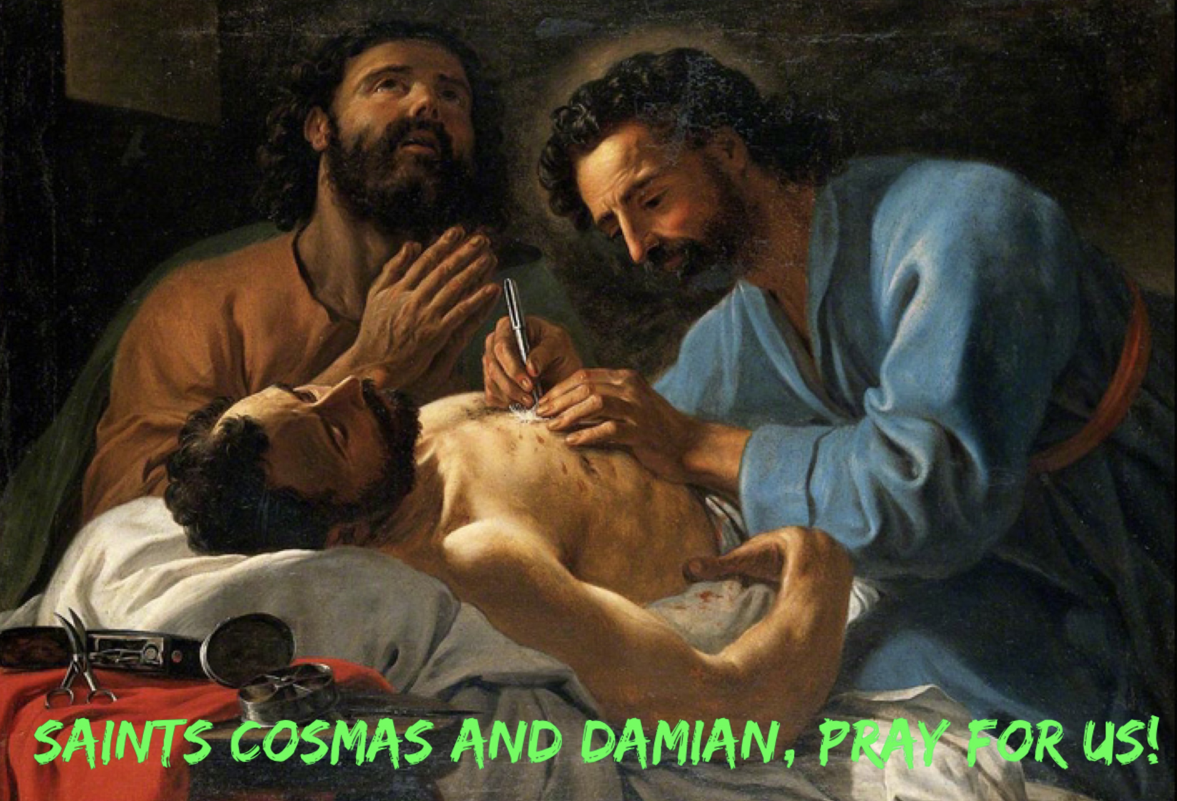 26th September – Saints Cosmas and Damian