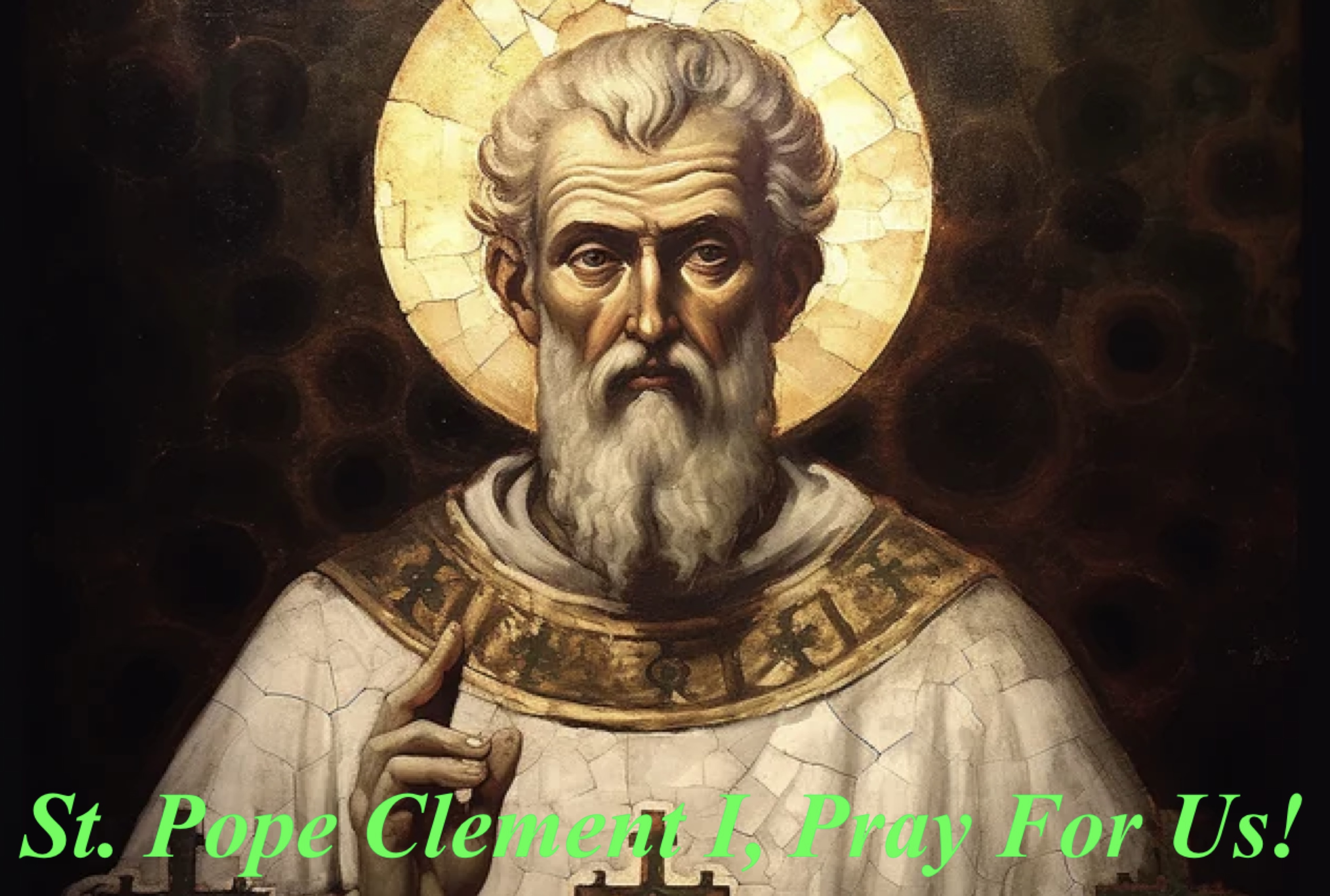 23rd November 2024 – St Pope Clement I