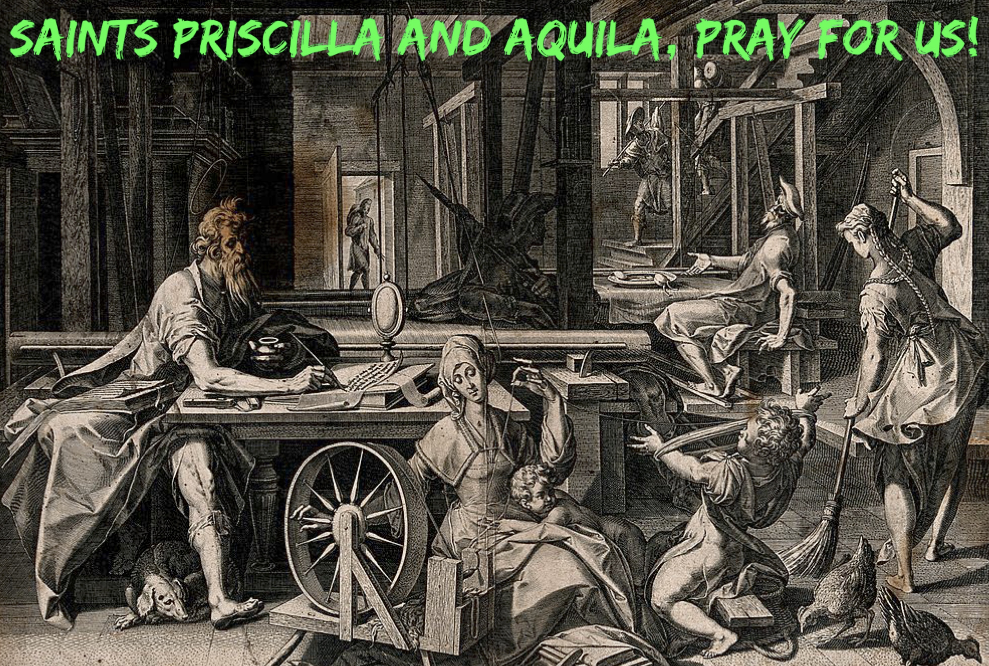 8th July - Saints Priscilla and Aquila 