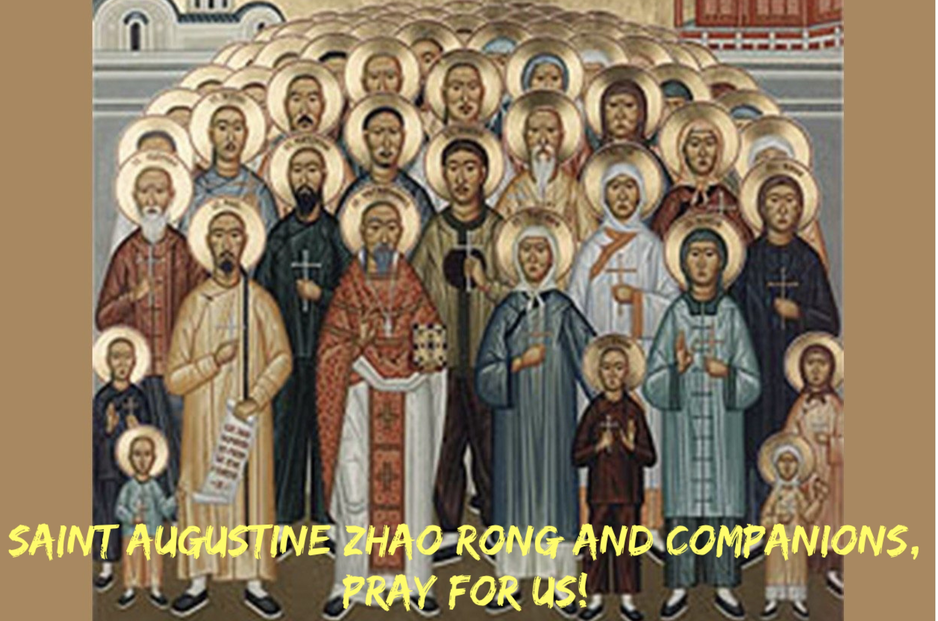 9th July – Saint Augustine Zhao Rong and Companions