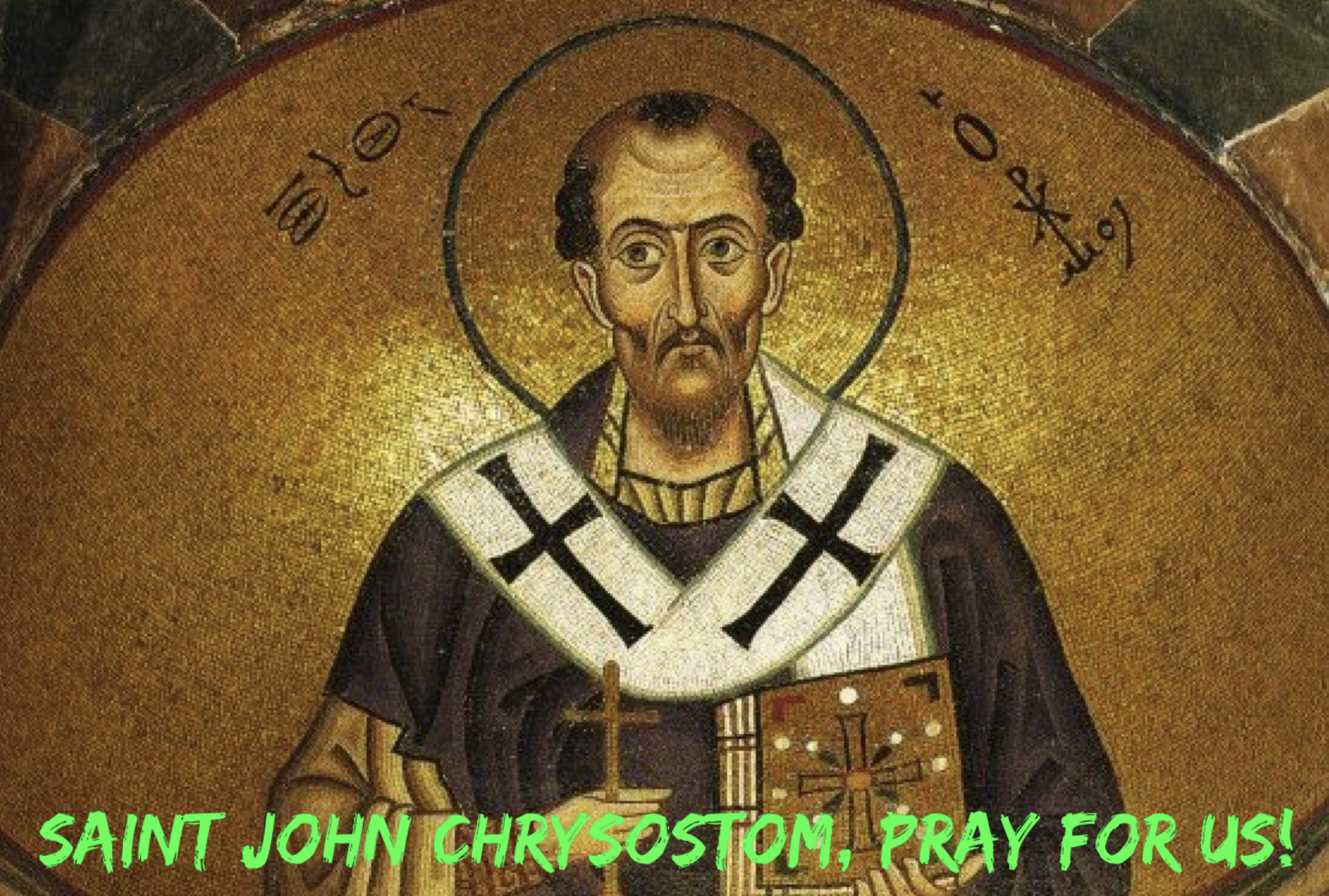 13th September - Saint John Chrysostom