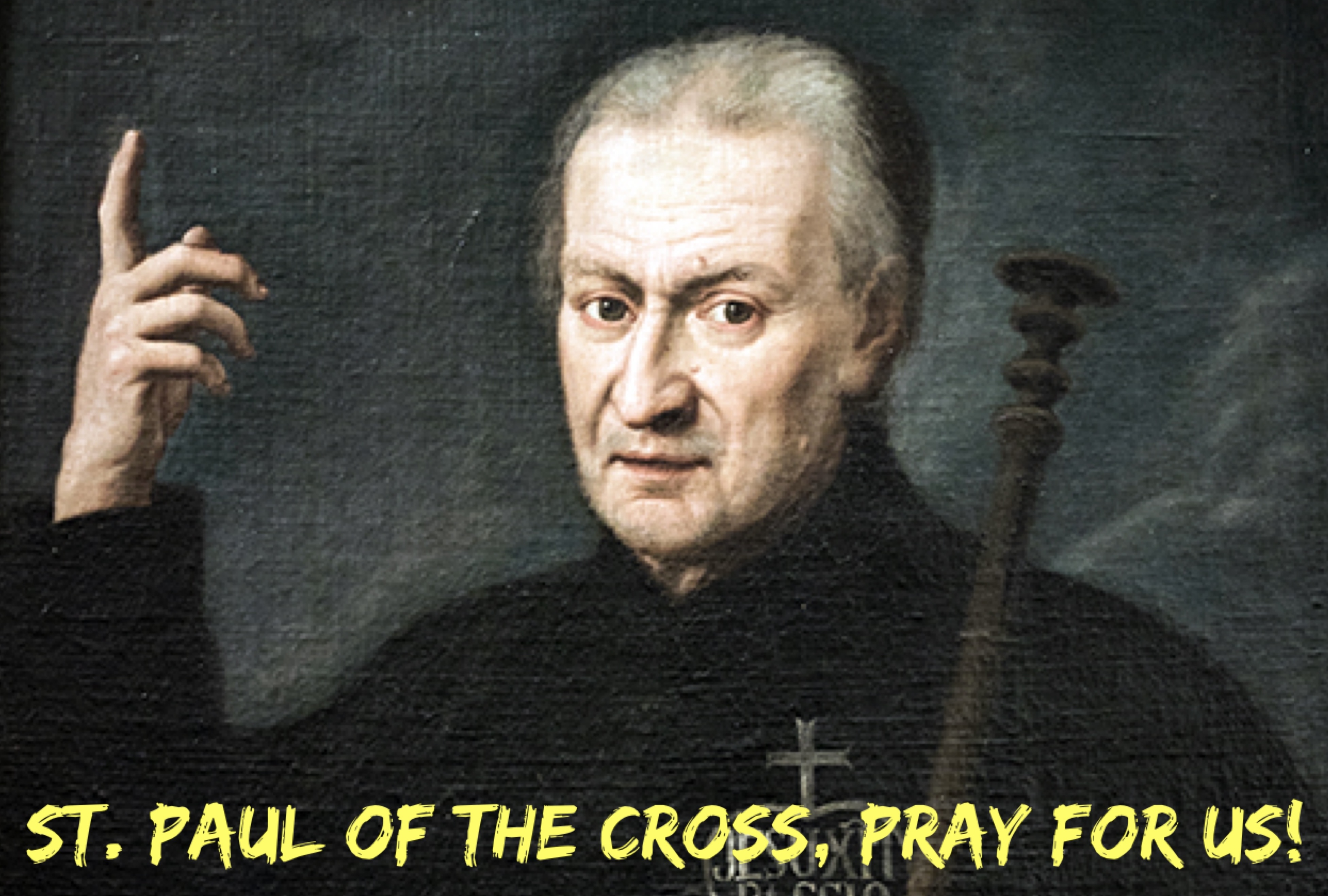 20th October  - St. Paul of the Cross