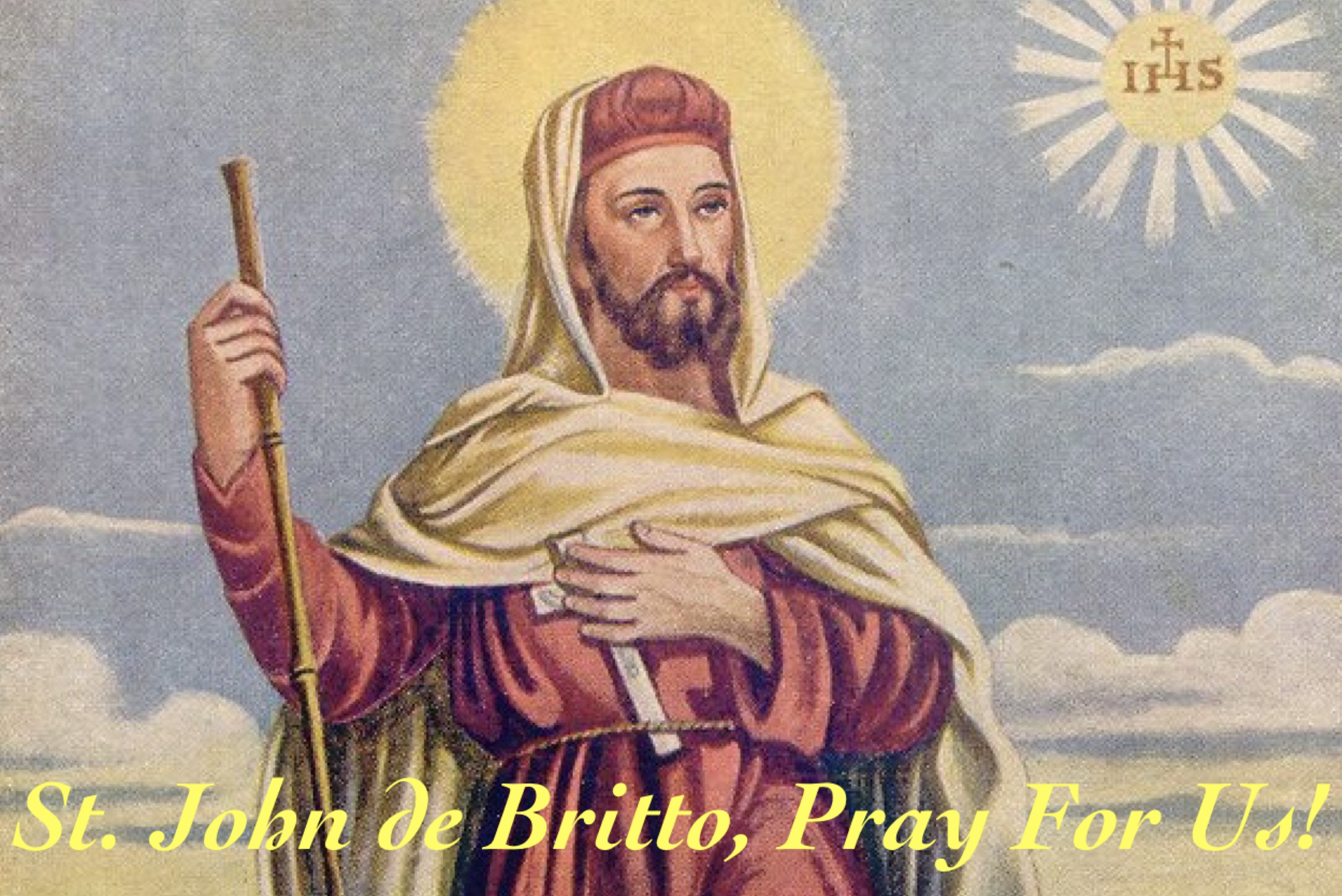 4th February – St. John de Britto