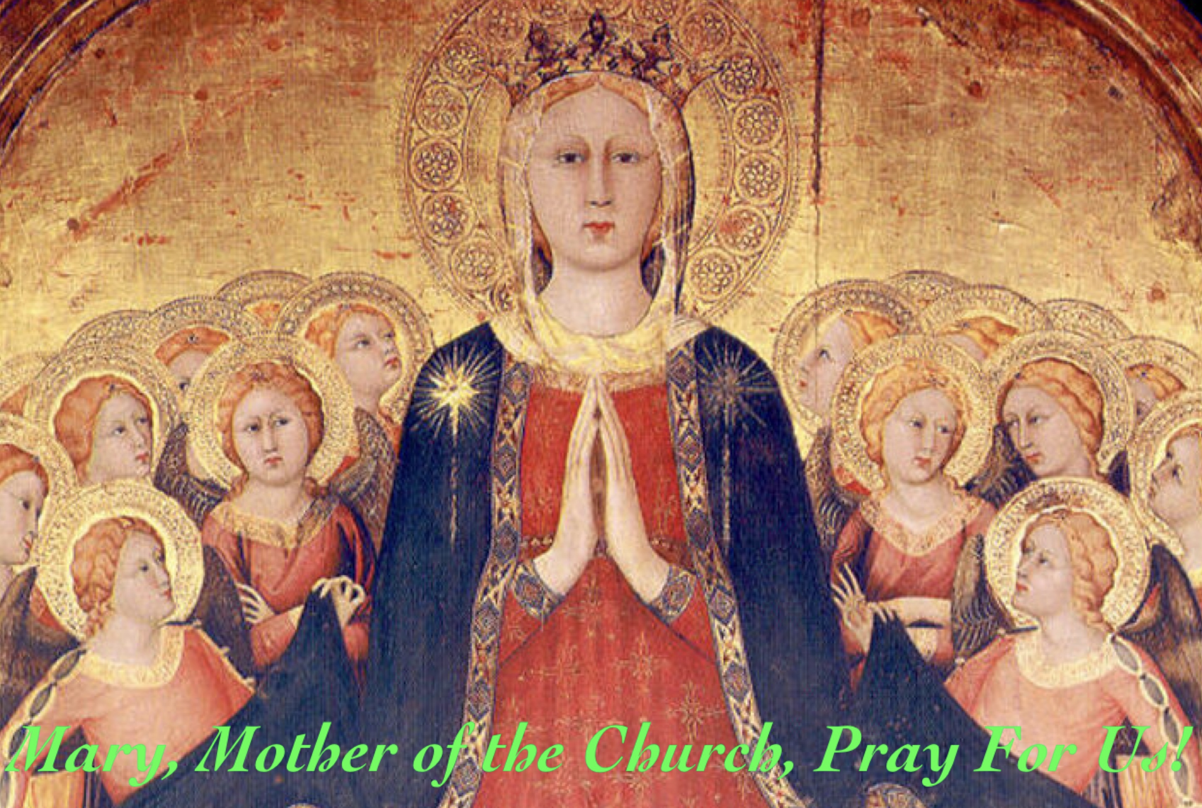9th June - The Blessed Virgin Mary, Mother of the Church 