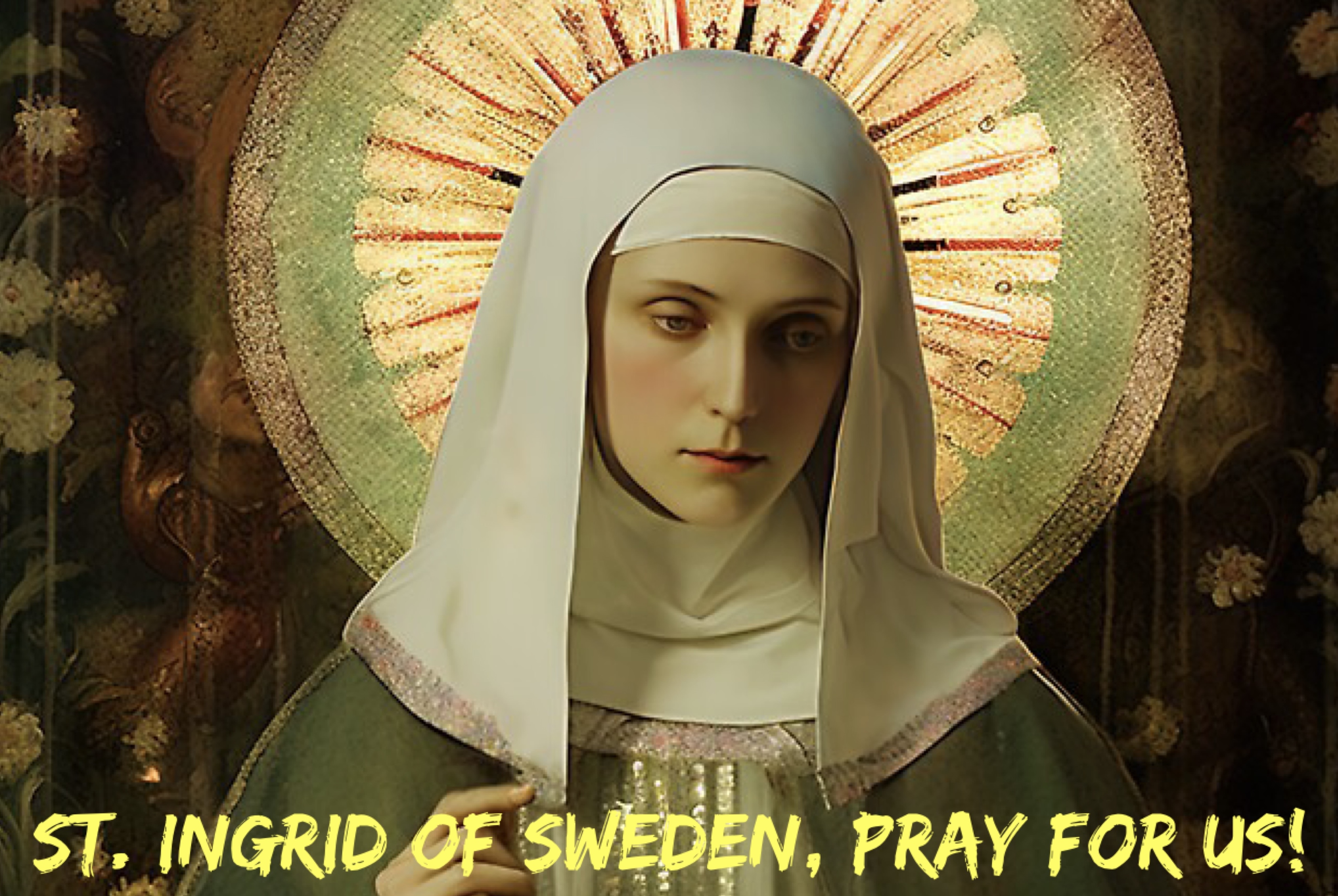 2nd September – St. Ingrid of Sweden