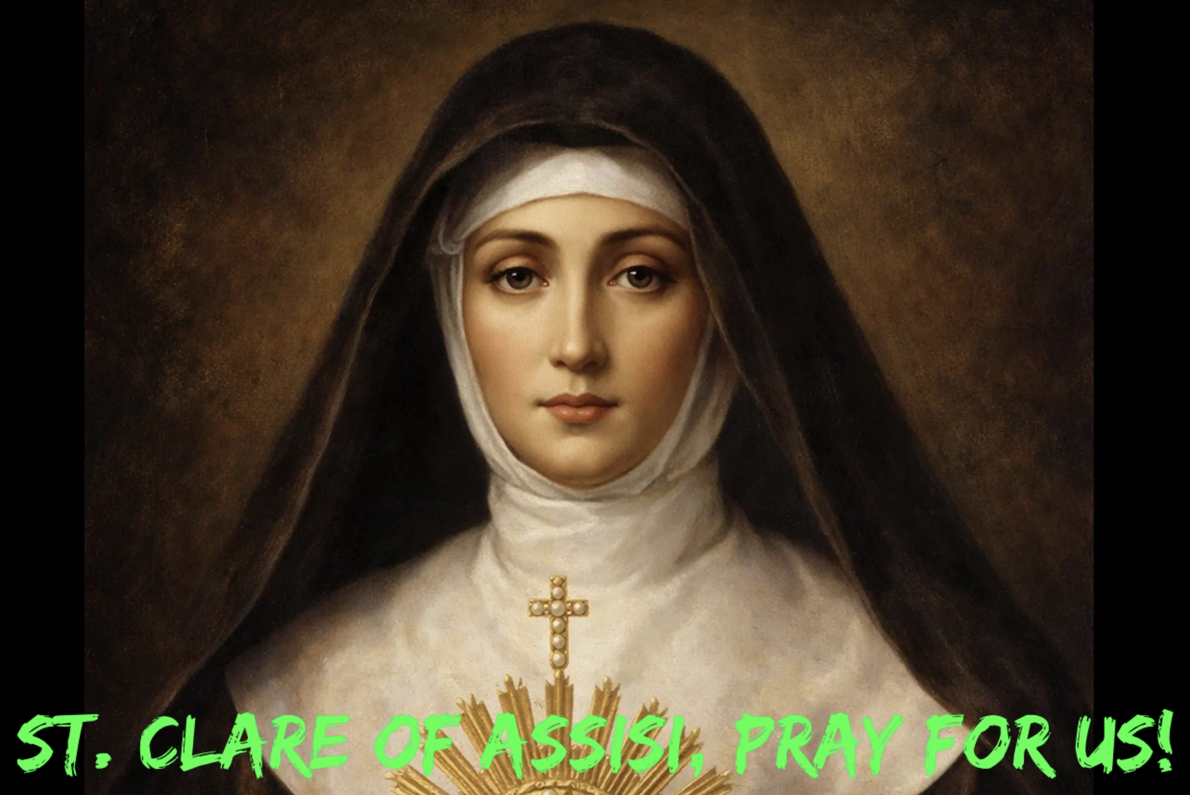11th August - St. Clare of Assisi