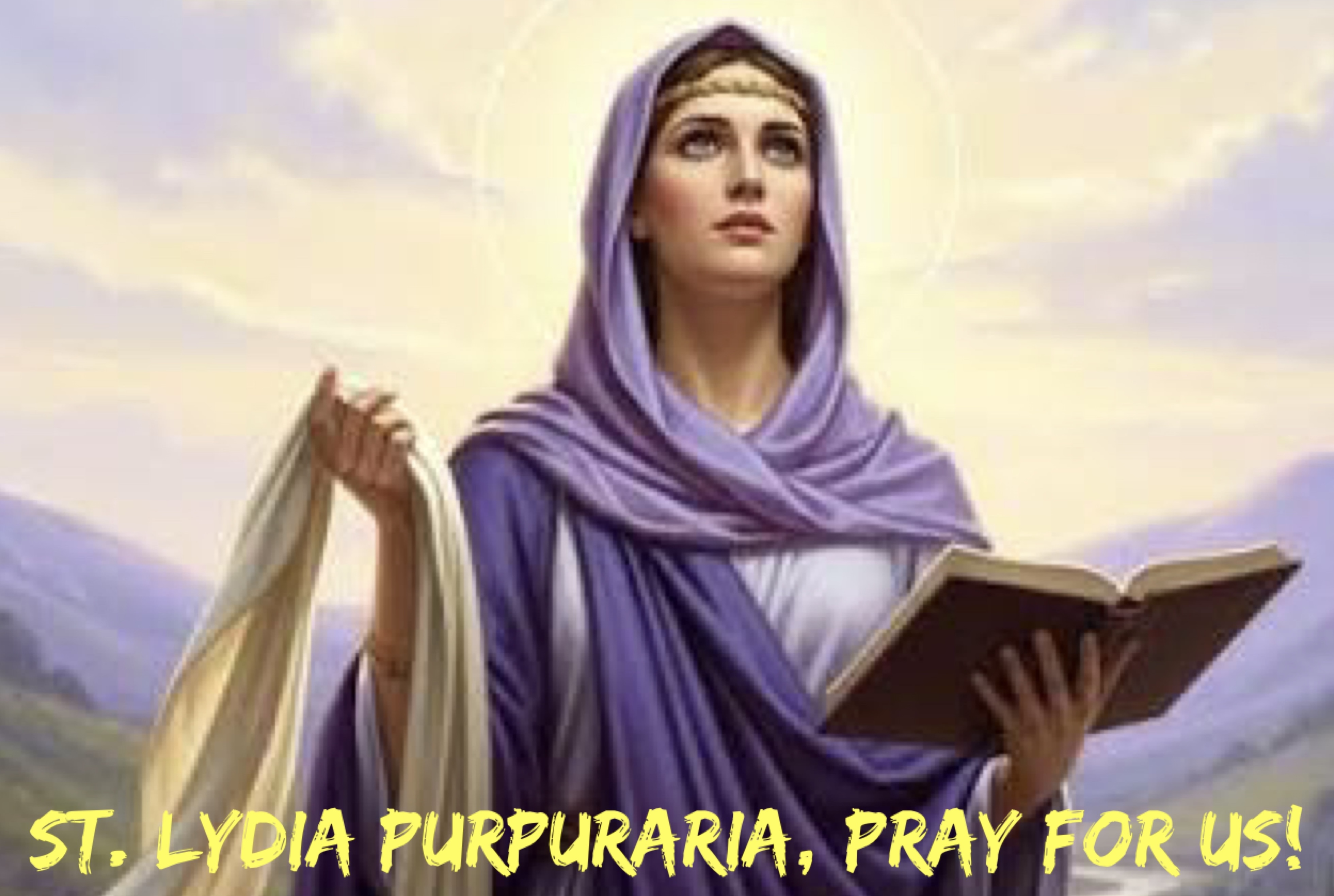 3rd August - St. Lydia Purpuraria