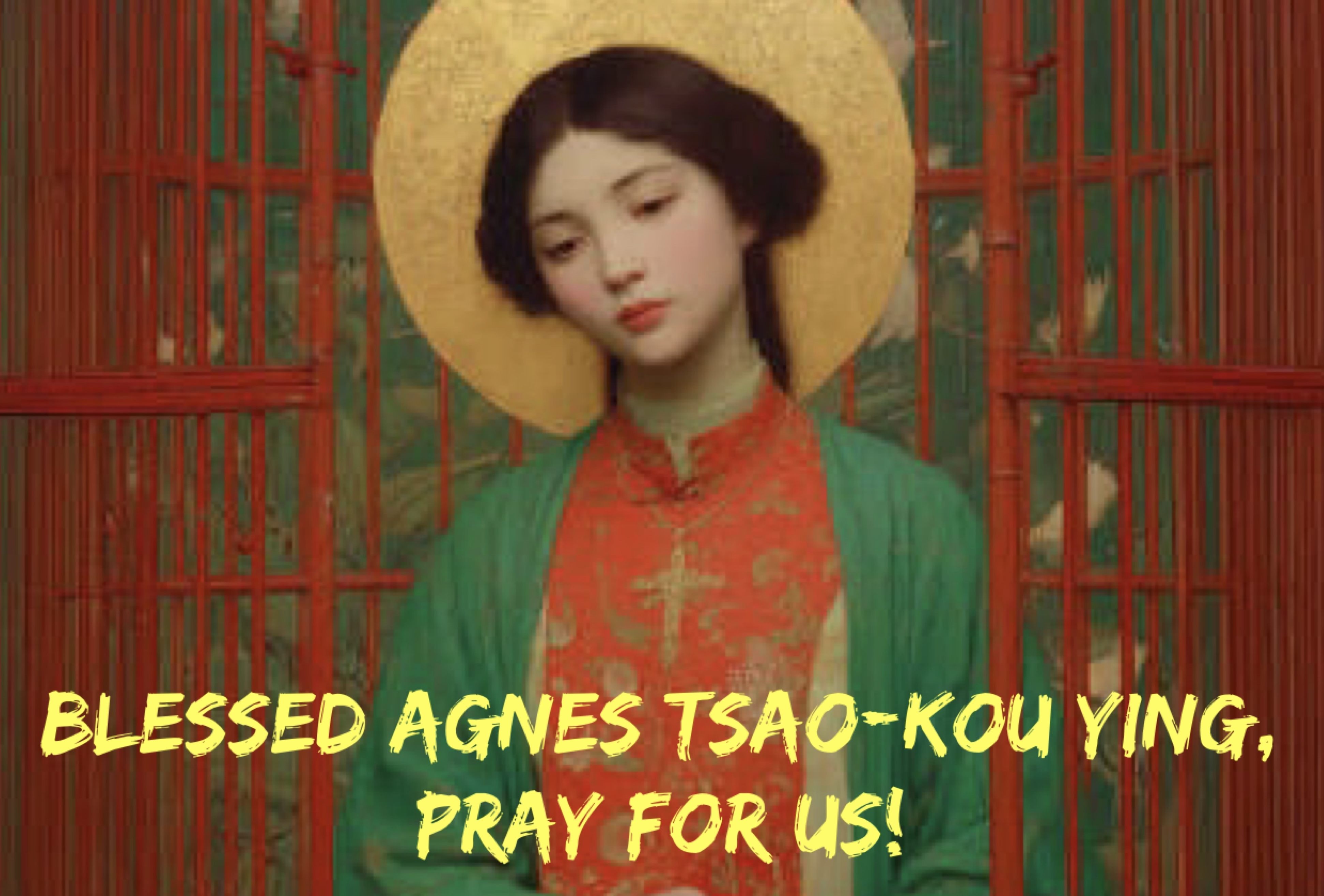 10th September - Blessed Agnes Tsao-Kou Ying
