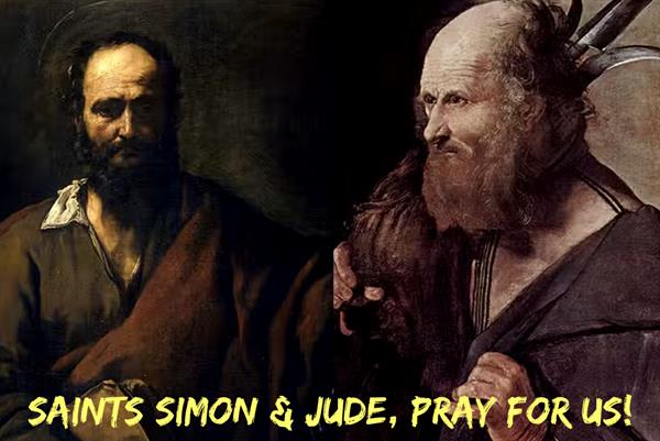 28th October – Saints Simon & Jude