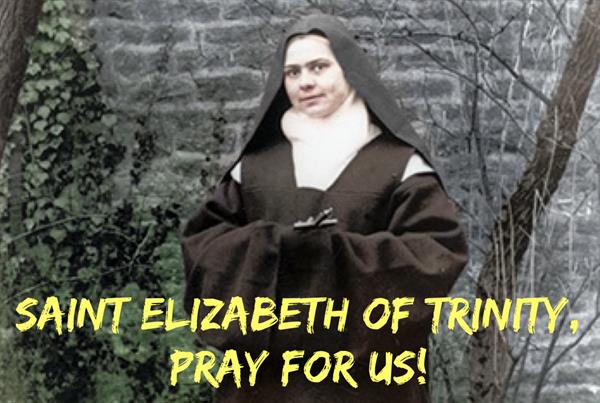 8th November - Saint Elizabeth of Trinity 