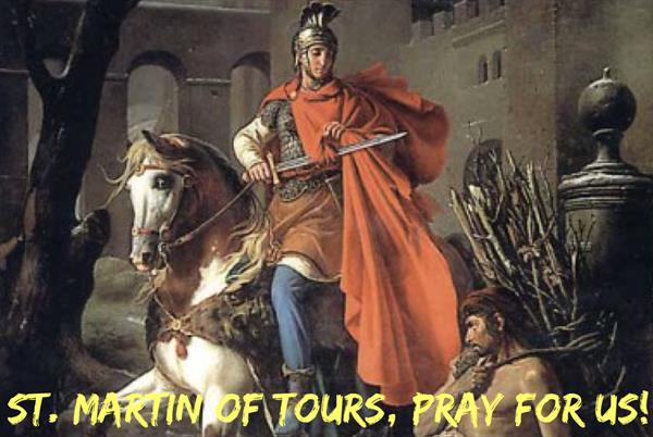 11th November – St. Martin of Tours