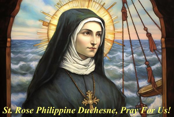 18th November – St. Rose Philippine Duchesne