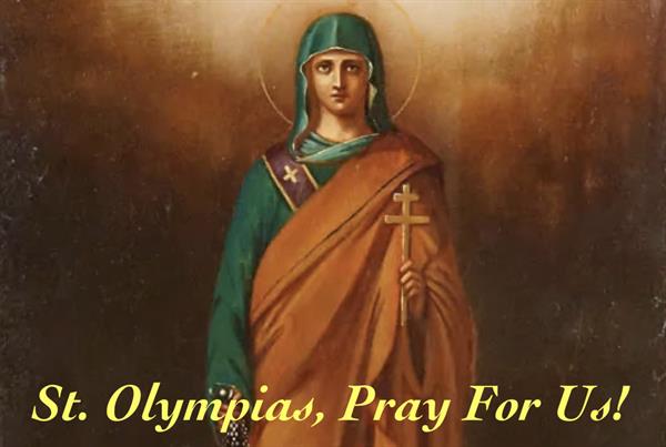 17th December - St. Olympias of Constantinople