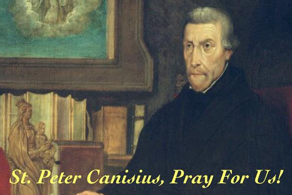 21st December – St. Peter Canisius