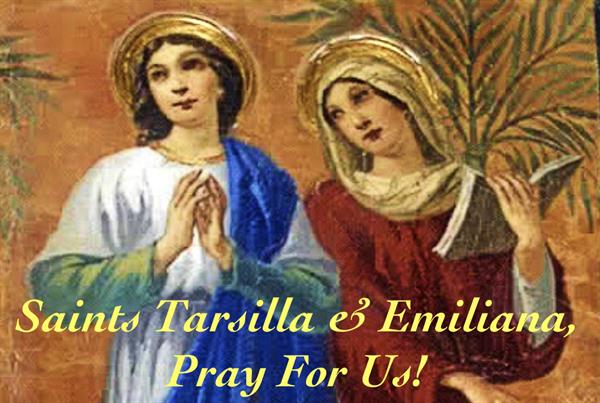 24th December – Saints Tarsilla and Emiliana 