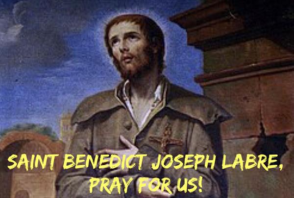 16th April – Saint Benedict Joseph Labre