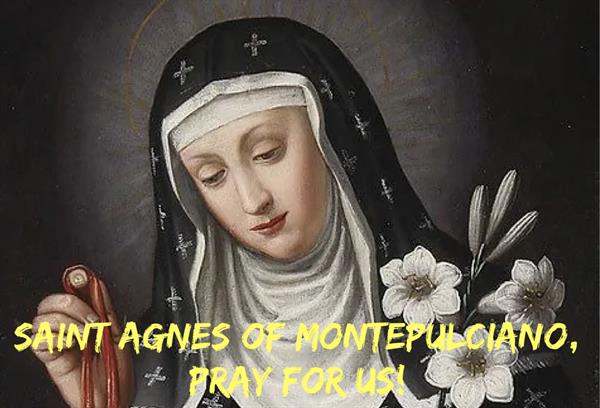 20th April – Saint Agnes of Montepulciano