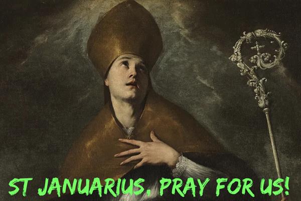 19th September – St Januarius