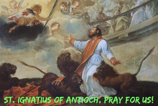 17th October - St. Ignatius of Antioch