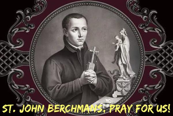 26th November - St. John Berchmans