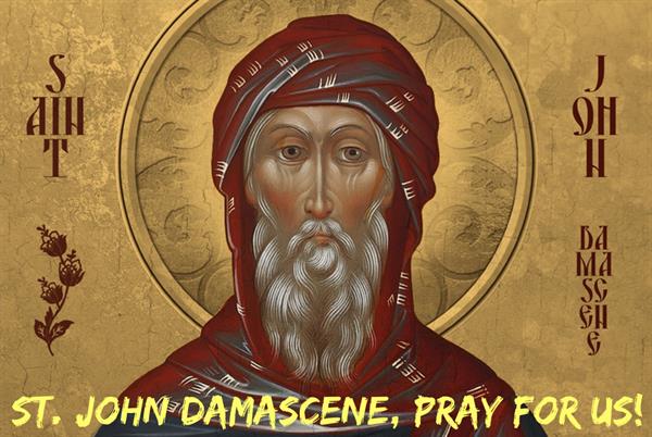 4th December – St. John Damascene