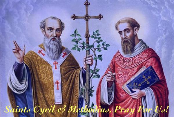 14th February - Saints Cyril & Methodius