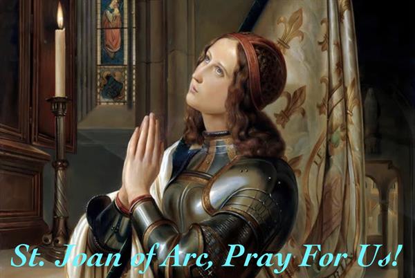 30th May - St. Joan of Arc
