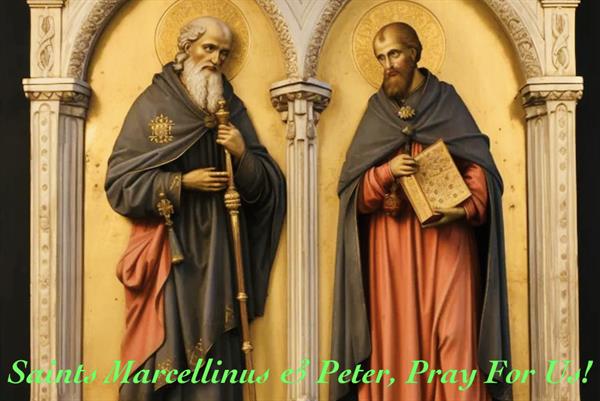 2nd June – Saints Marcellinus & Peter