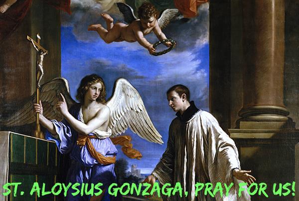 21st June – St. Aloysius Gonzaga