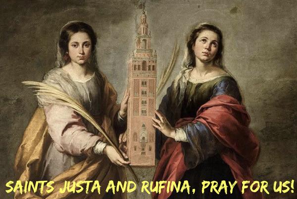 19th July - St. Justa and Rufina