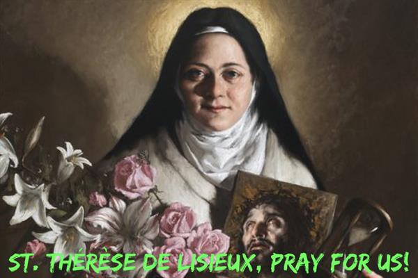 1st October - St. Thérèse of Lisieux