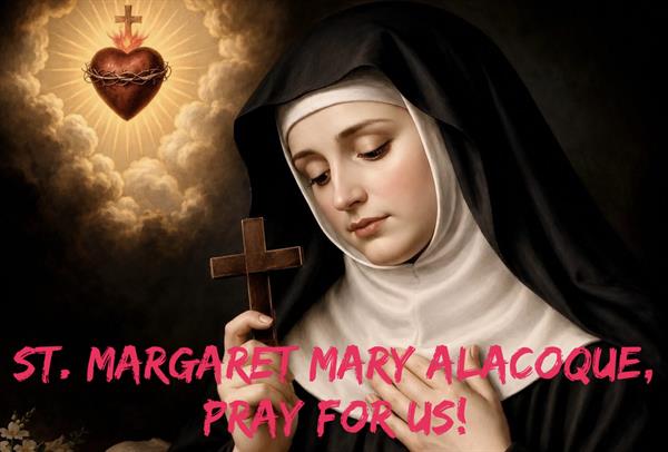 16th October – St. Margaret Mary Alacoque