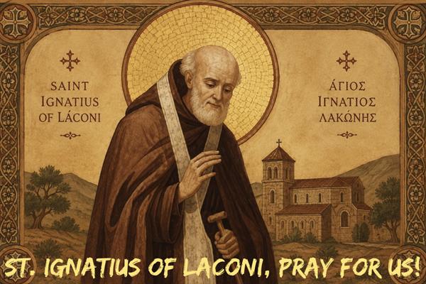 11th May - St. Ignatius of Laconi
