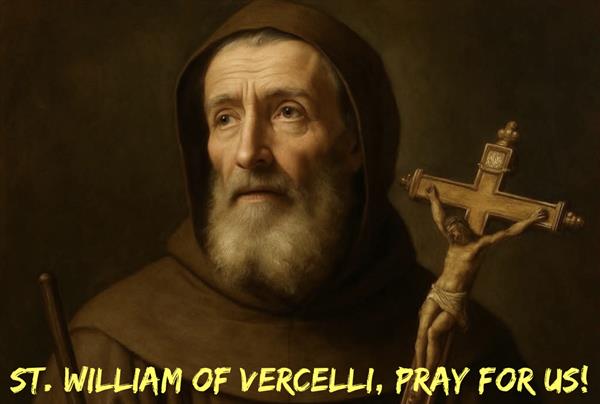 25th June - St. William of Vercelli
