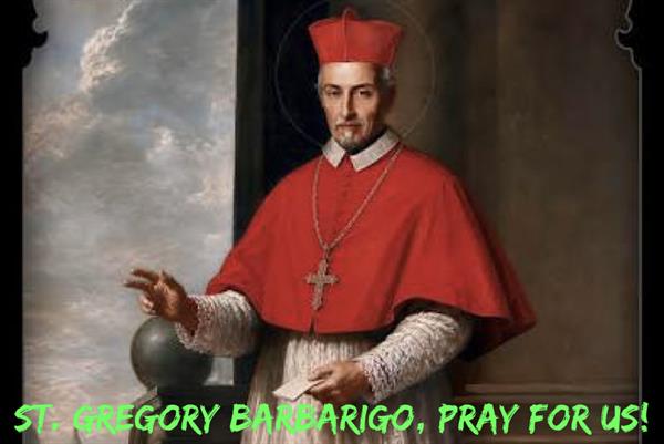 18th June - St. Gregory Barbarigo