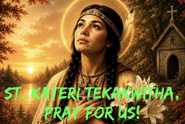 14th July - St. Kateri Tekakwitha