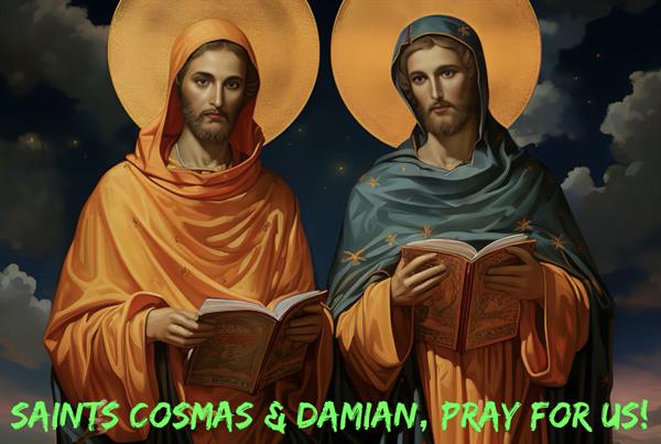 26th September – Saints Cosmas & Damian